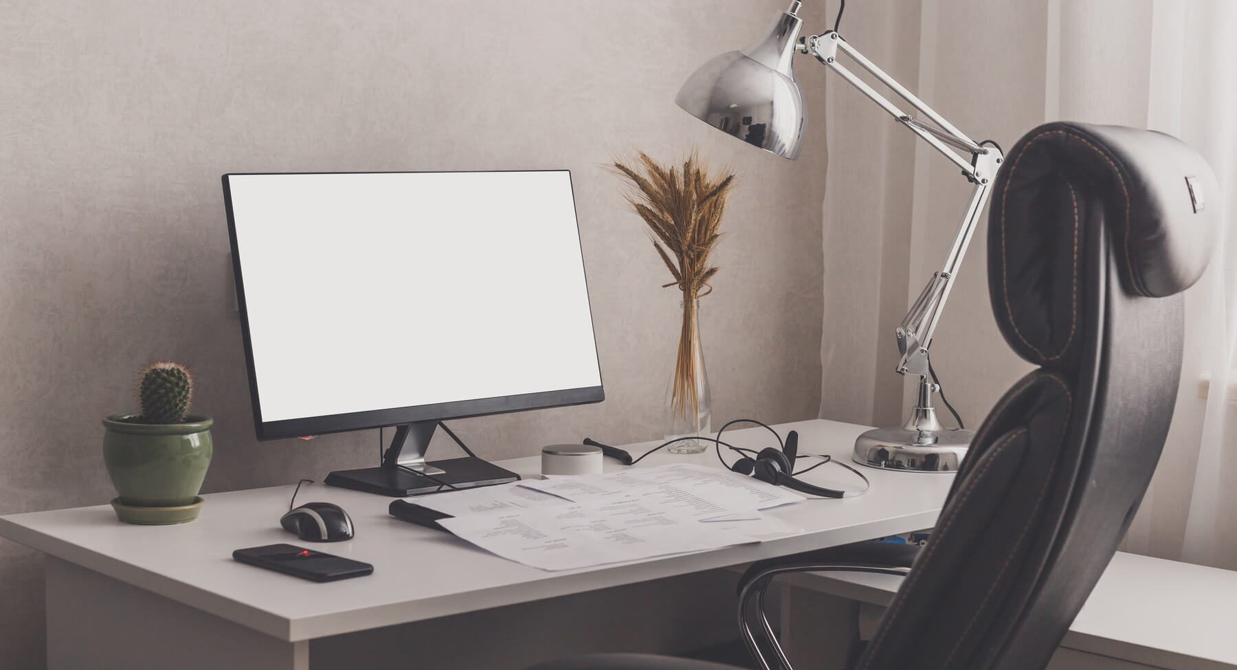 The power of personalization: tailoring your ecommerce experience. modern stylish home office workplace white black 2023 11 27 05 20 17 utc